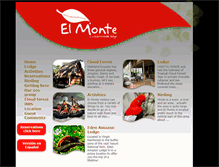 Tablet Screenshot of ecuadorcloudforest.com